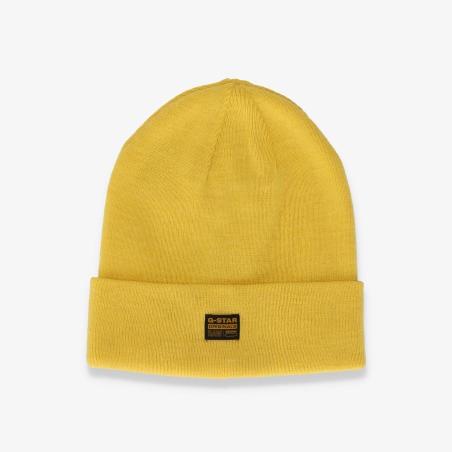 Accessories G-Star | Effo Beanie Long By G-Star Of (Yellow Color) For Only $35.00 - D16624.K027.188