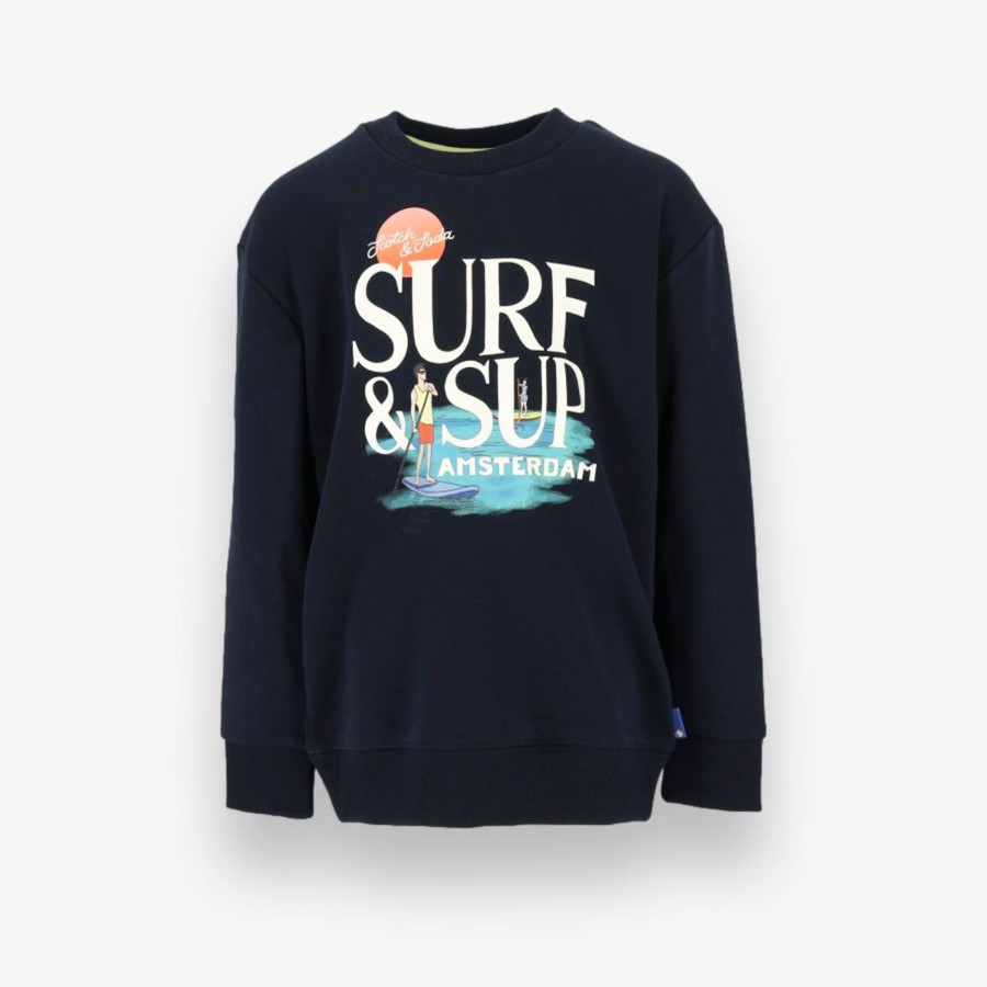 Apparel Scotch & Soda | Relaxed Fit Artwork Sweatshirt